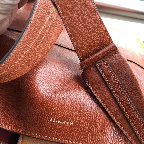 HAMMITT DAVIS MEDIUM SHOULDER BAG in Manzanita Tan NWT - Picture 7 of 11